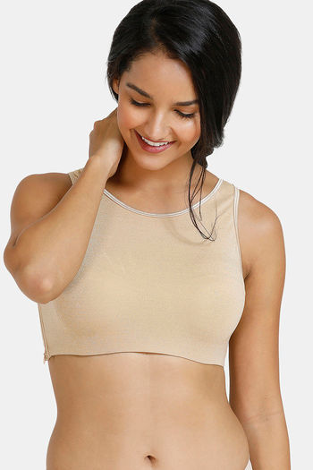 Buy Zivame Padded Wired Full Coverage Blouse Bra - Cuban Sand